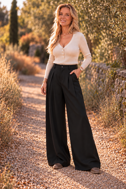 Broek casual chic
